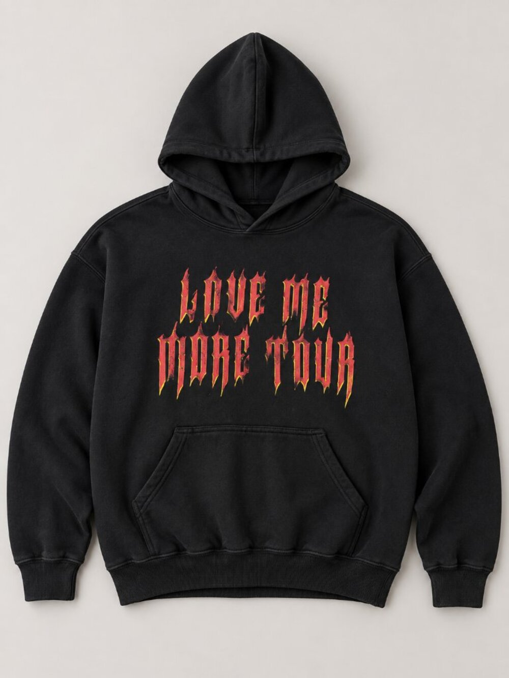 Trippie Redd 1400 Love Me More Tour 2020 Devil Graphic Hoodie Black